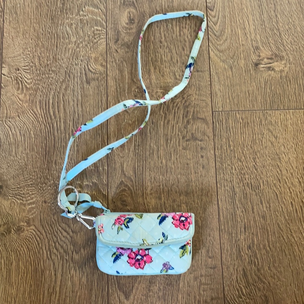 Small Vera Bradley Card and Key Holder w/ Lanyard
